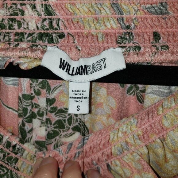 William Rast Arabella Floral Off The Shoulder Top - Picture 3 of 7